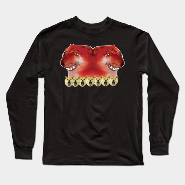 Cheems LOL Long Sleeve T-Shirt by RKBJJ